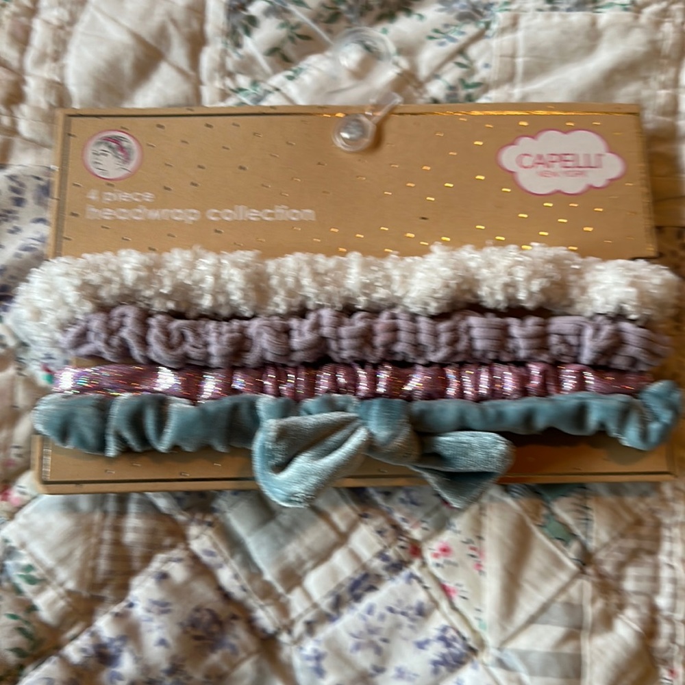 Four piece head wrap collection